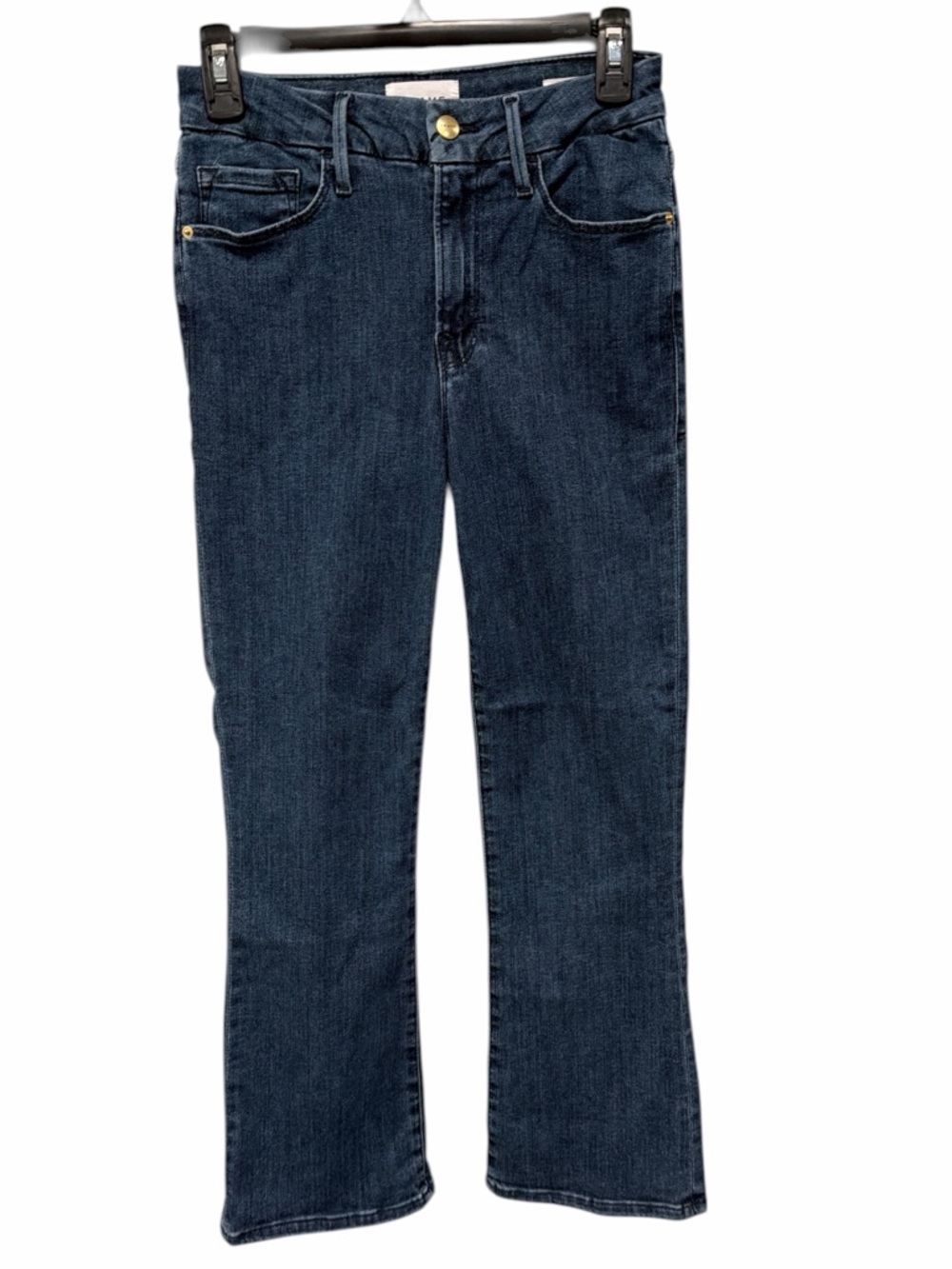 FRAME Le Crop Mini Boot Jeans | Kinley Wash | Cropped Bootcut | Size 27 - Picture 2 of 10